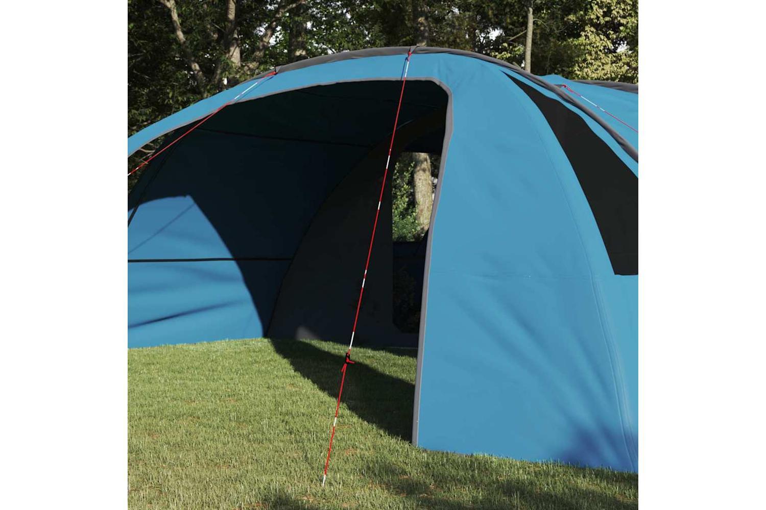 Vidaxl Tunnel Tent With Roof Blue And Grey 700 X 590 X 215 Cm-3