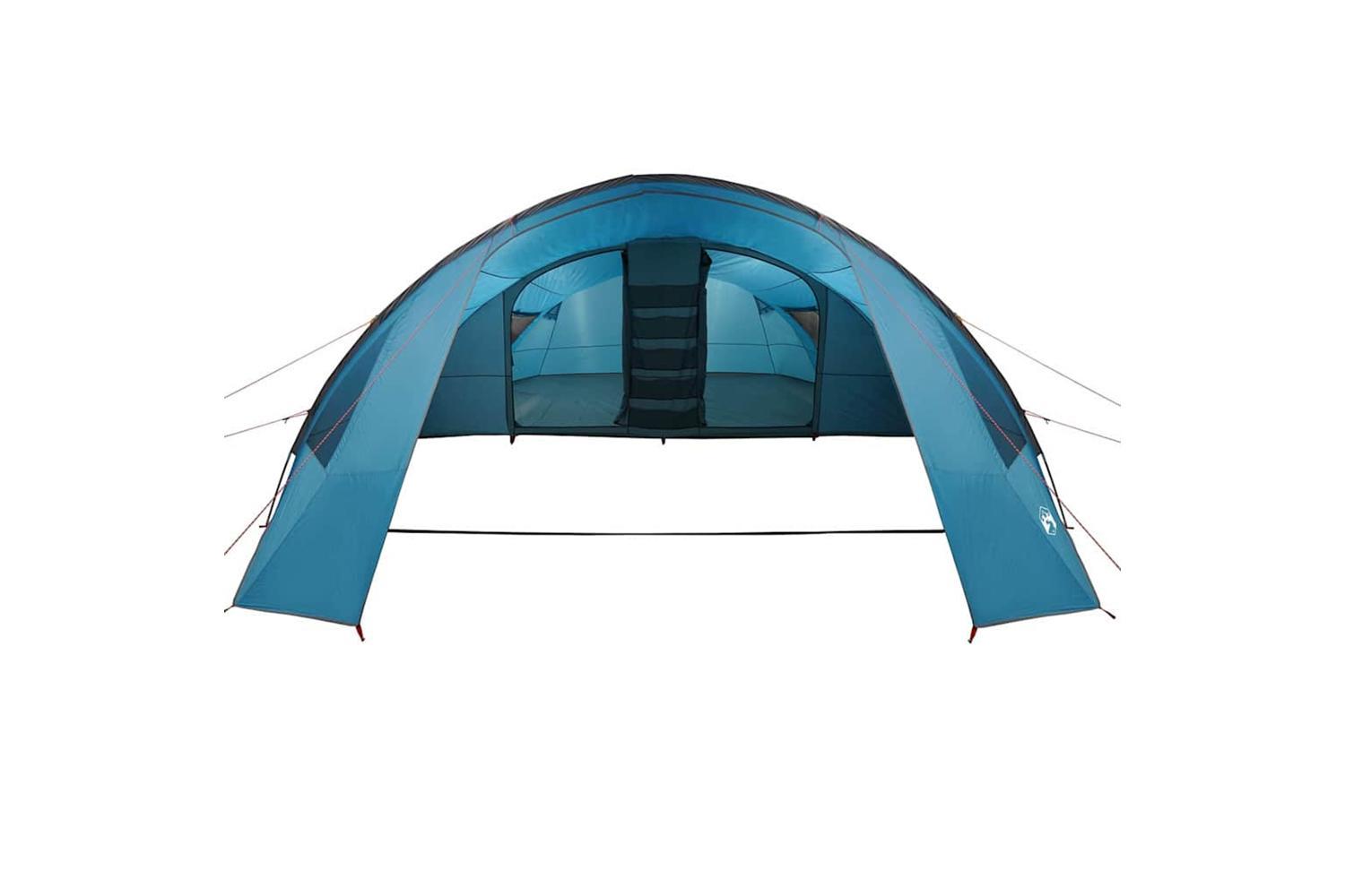 Vidaxl Tunnel Tent With Roof Blue And Grey 700 X 590 X 215 Cm-5