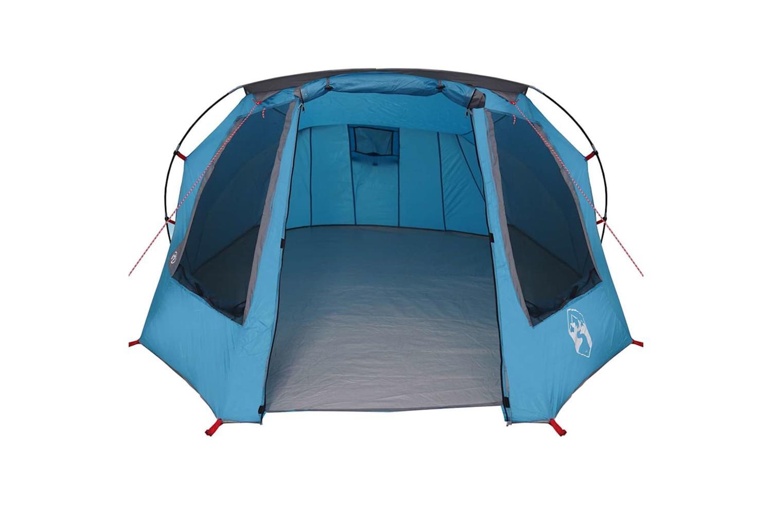 Vidaxl Tunnel Tent With Roof Blue And Grey 328 X 228 X 115 Cm-5