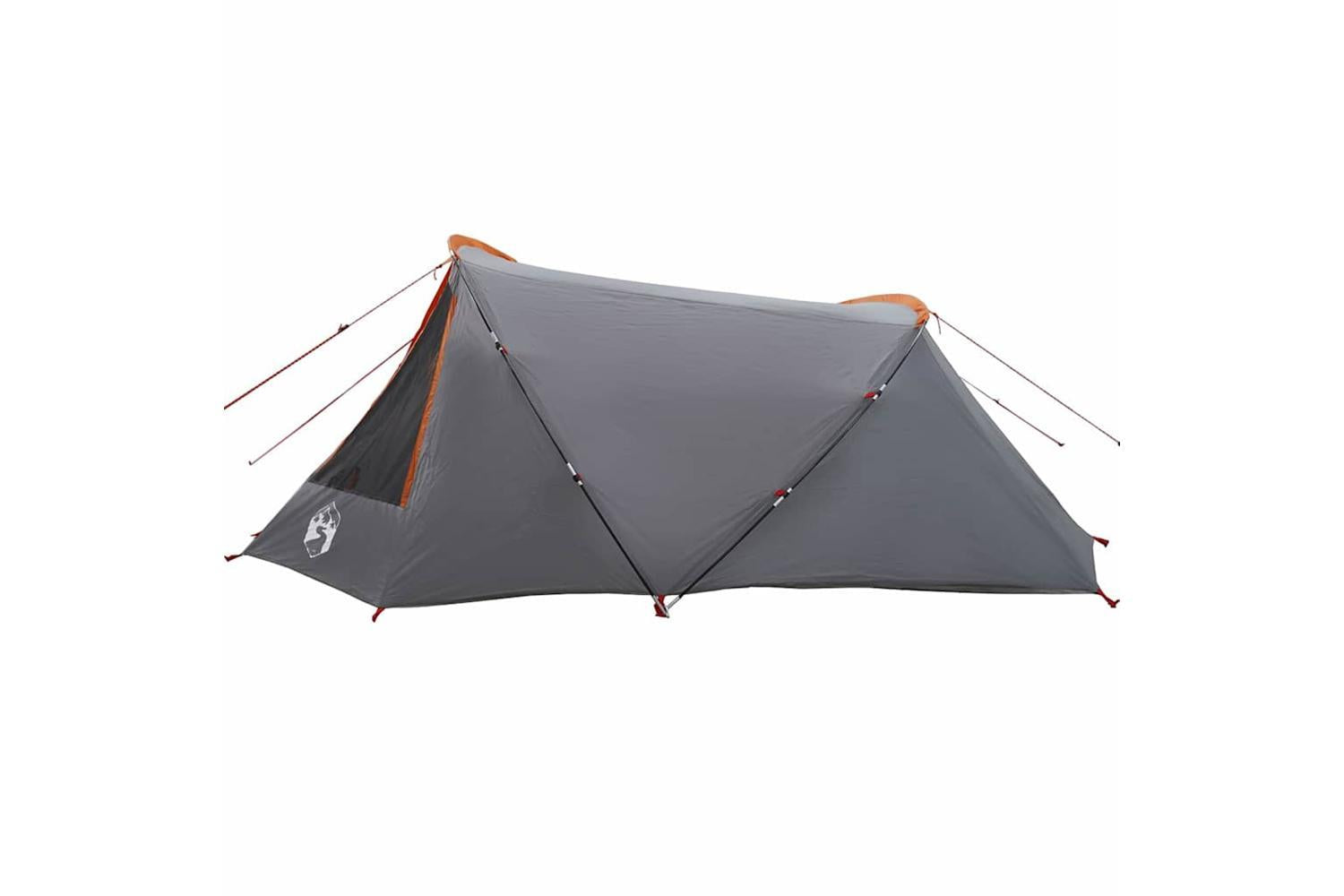 Vidaxl Tunnel Tent With Roof Grey And Orange 328 X 228 X 115 Cm-7