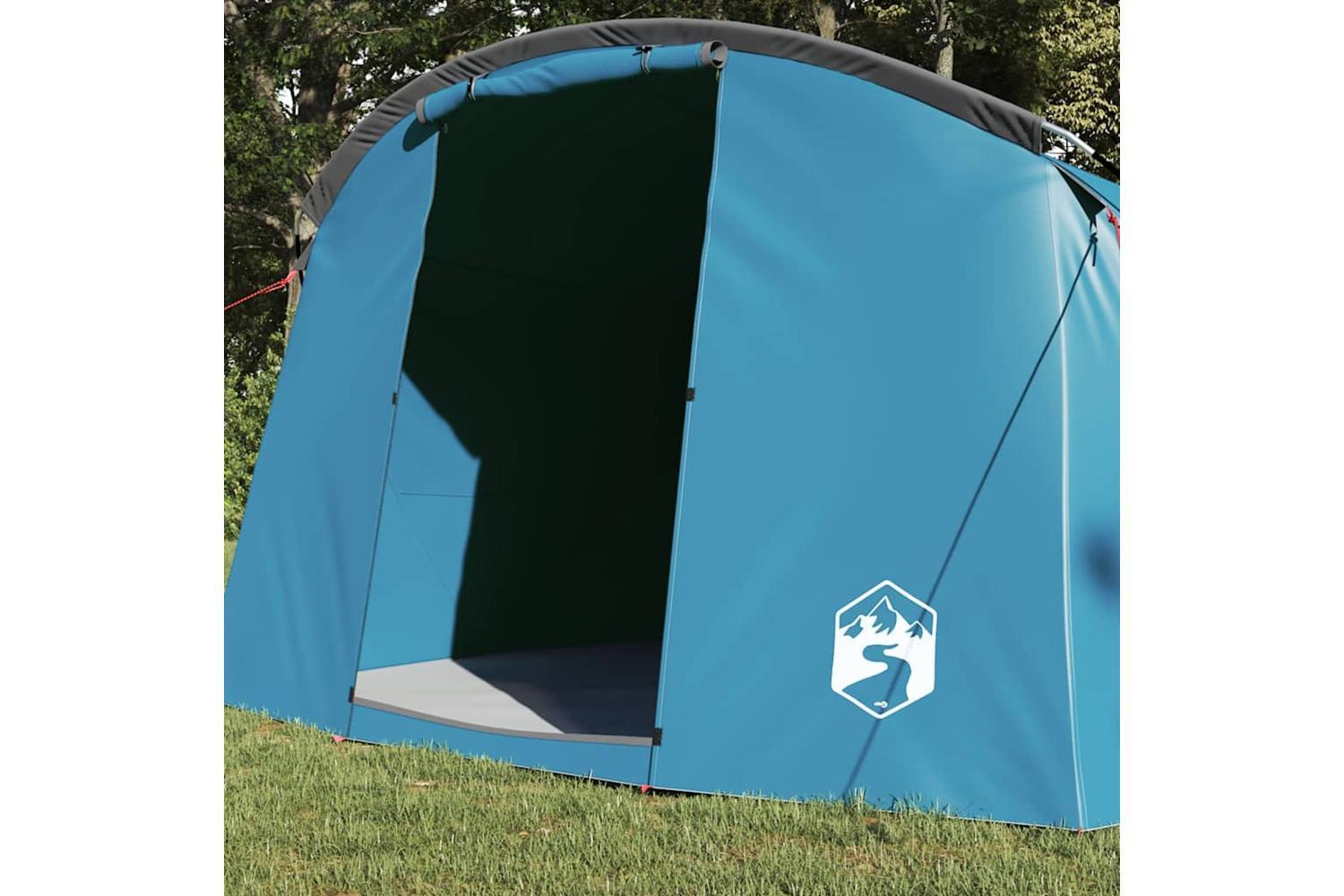 Vidaxl Tunnel Tent With Roof Blue And Grey 318 X 275 X 140 Cm-3