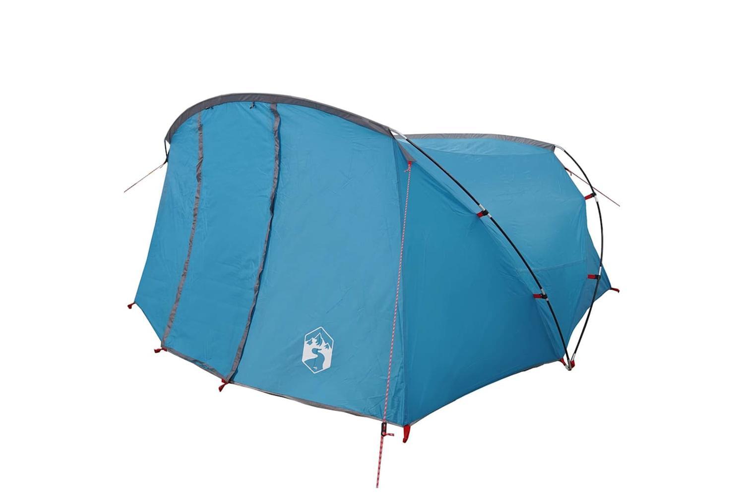 Vidaxl Tunnel Tent With Roof Blue And Grey 318 X 275 X 140 Cm-4