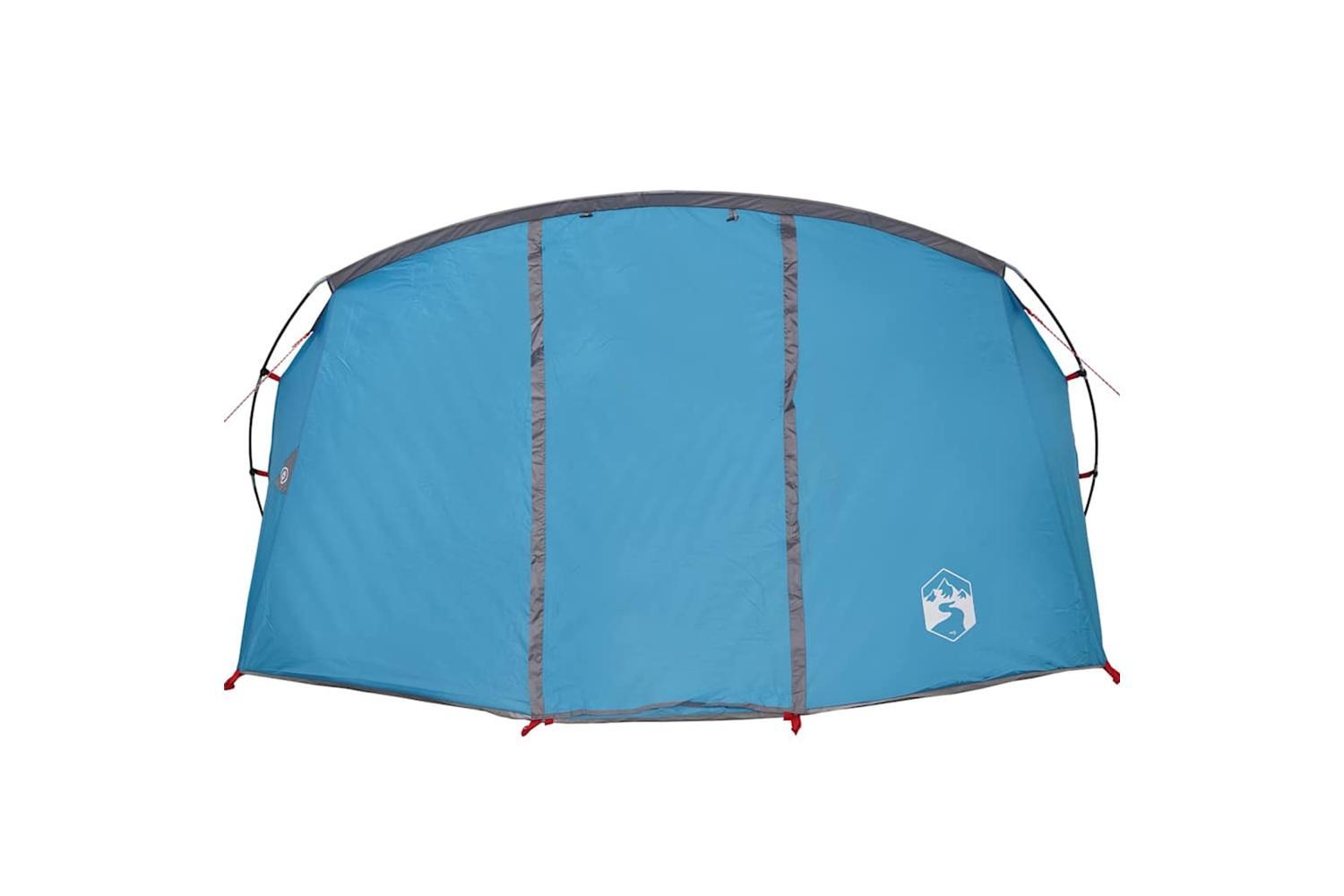 Vidaxl Tunnel Tent With Roof Blue And Grey 318 X 275 X 140 Cm-6