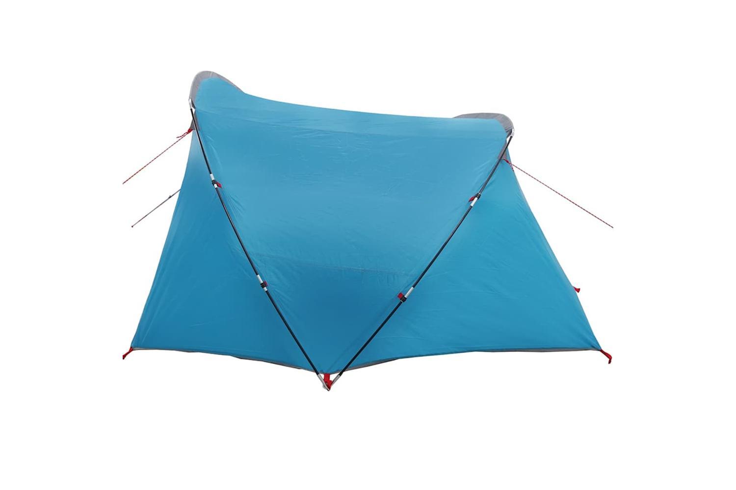 Vidaxl Tunnel Tent With Roof Blue And Grey 318 X 275 X 140 Cm-7
