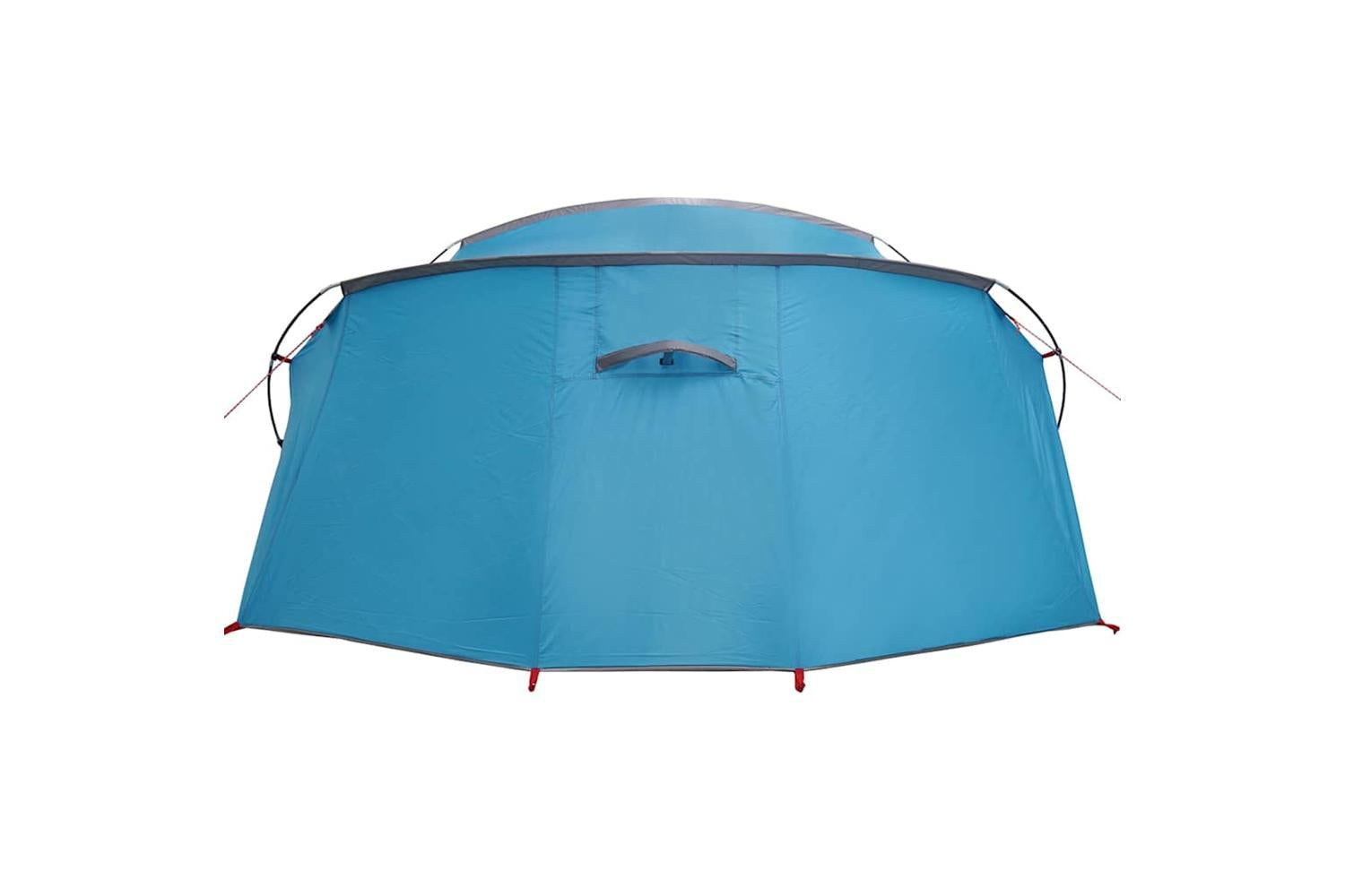Vidaxl Tunnel Tent With Roof Blue And Grey 318 X 275 X 140 Cm-8