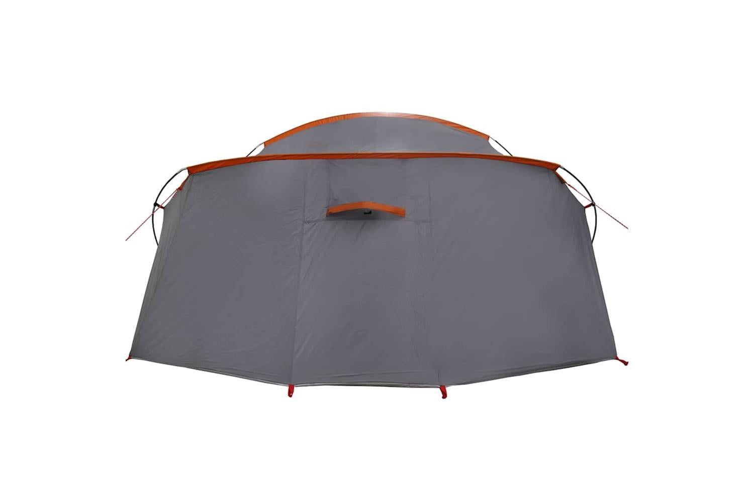 Vidaxl Tunnel Tent With Roof Grey And Orange 318 X 275 X 140 Cm-8