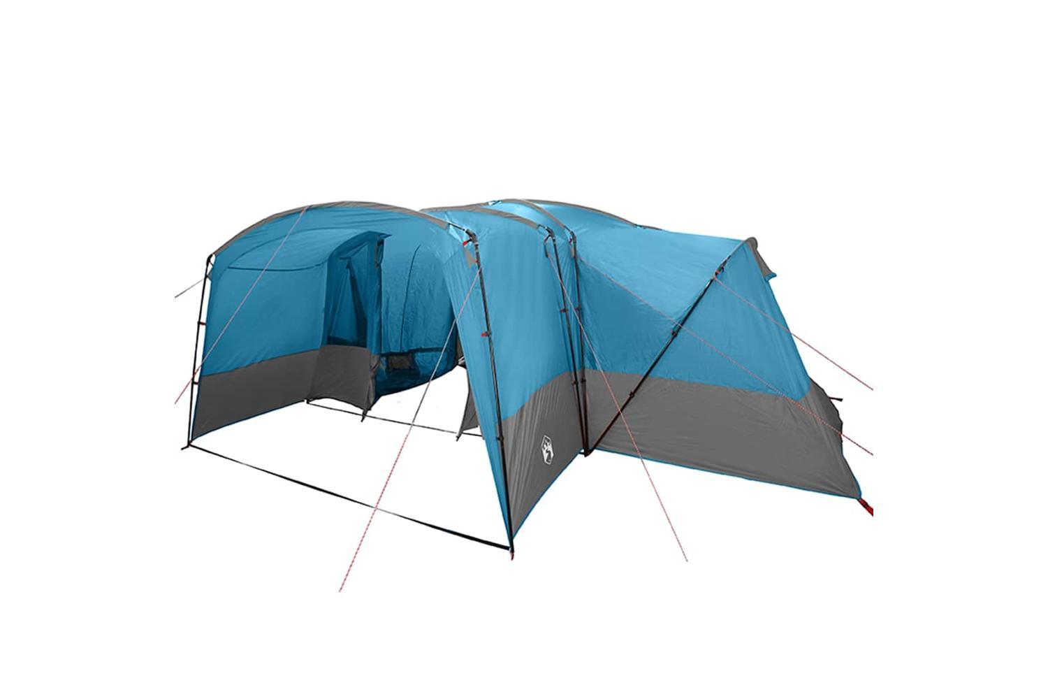 Vidaxl Family Tent With Roof Blue And Grey 760 X 645 X 230 Cm-2