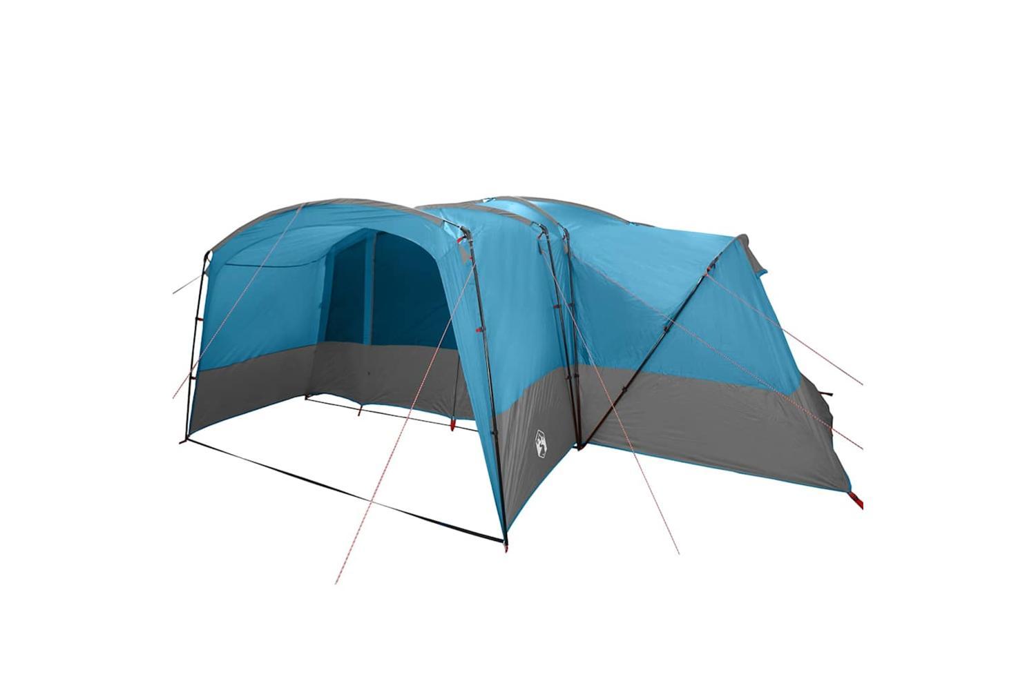 Vidaxl Family Tent With Roof Blue And Grey 760 X 645 X 230 Cm-4