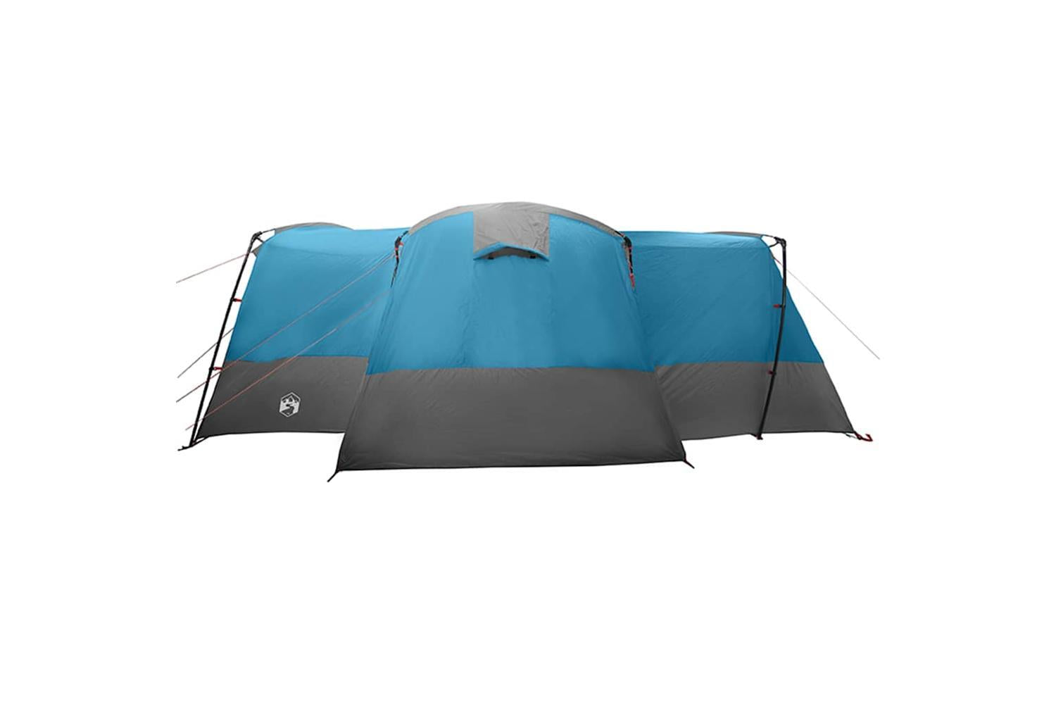 Vidaxl Family Tent With Roof Blue And Grey 760 X 645 X 230 Cm-5