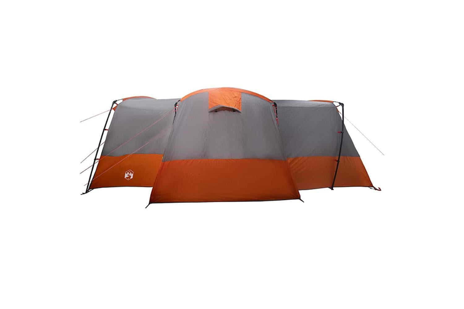 Vidaxl Family Tent With Roof Grey And Orange 760 X 645 X 230 Cm-5