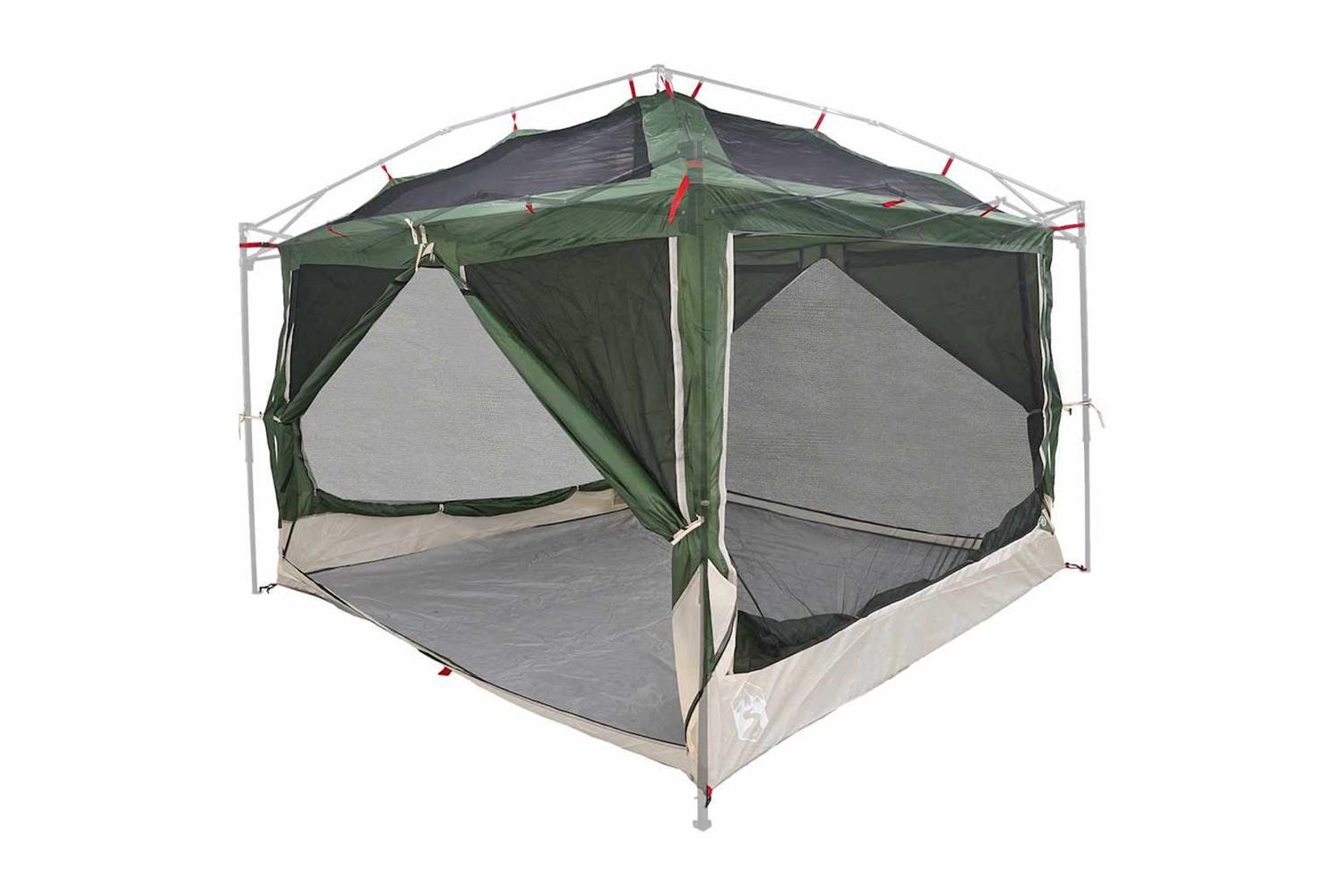 Vidaxl Inner Tent With Roof Green And Grey 300 X 300x 250 Cm-3