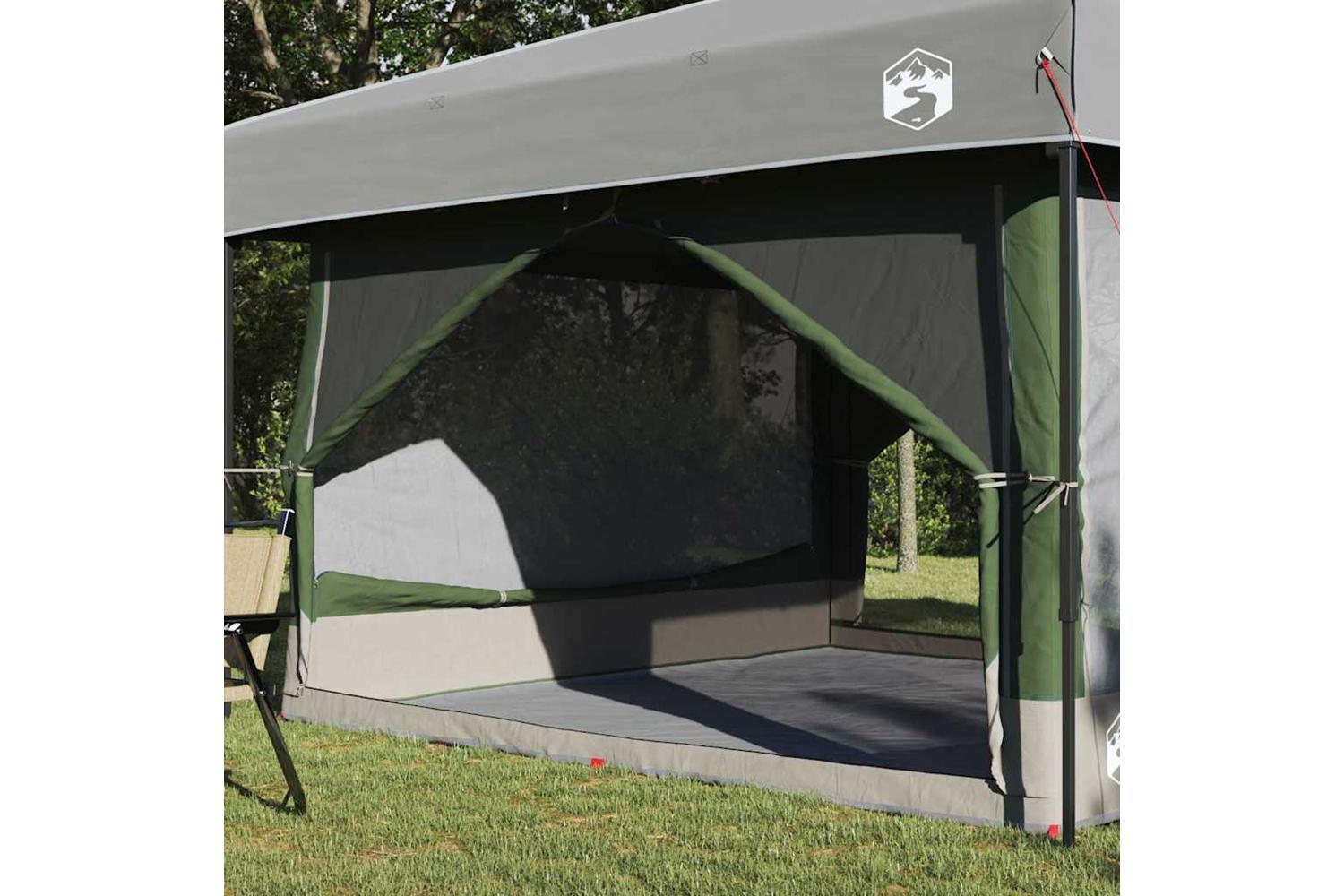 Vidaxl Inner Tent With Roof Green And Grey 300 X 300x 250 Cm-4