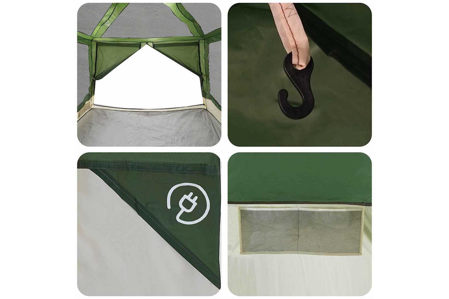 Vidaxl Inner Tent With Roof Green And Grey 300 X 300x 250 Cm-10