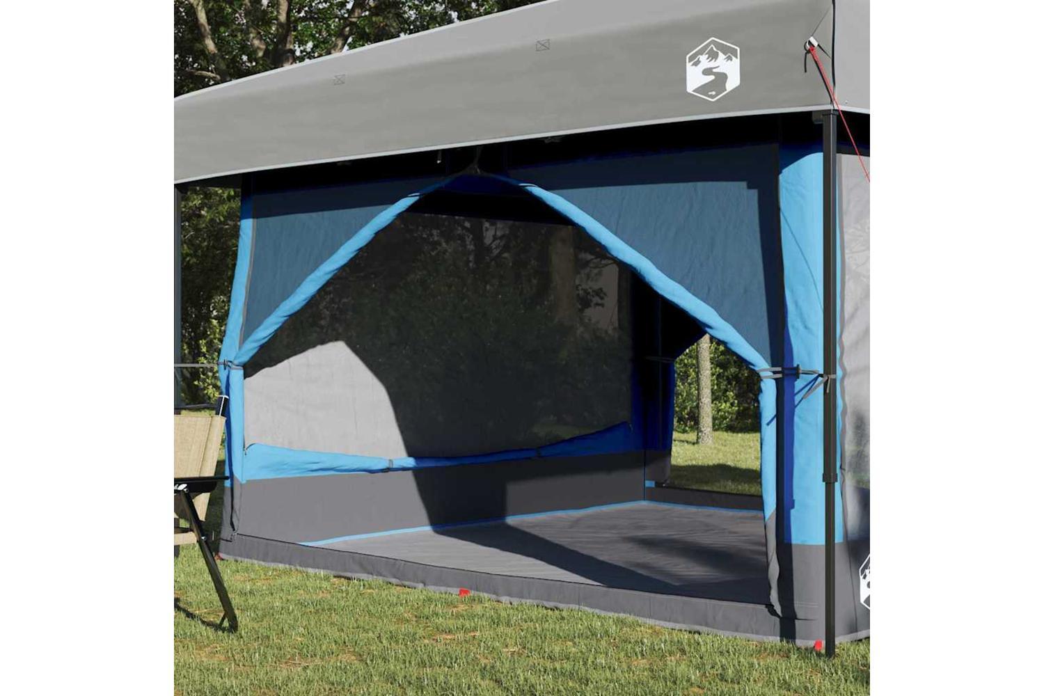 Vidaxl Inner Tent With Roof Blue And Grey 300 X 300x 250 Cm-4