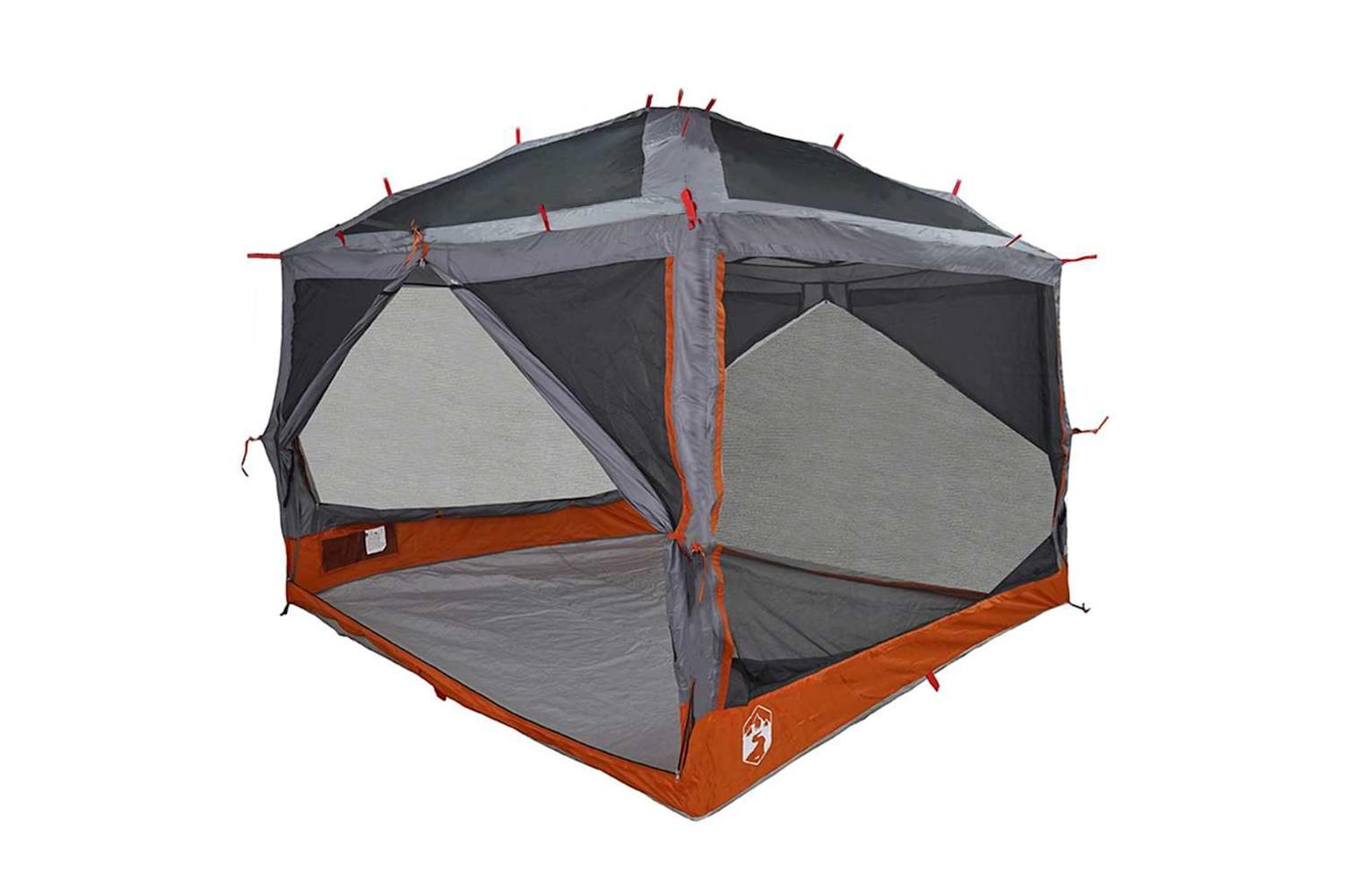 Vidaxl Inner Tent With Roof Grey And Orange 300 X 300x 250 Cm