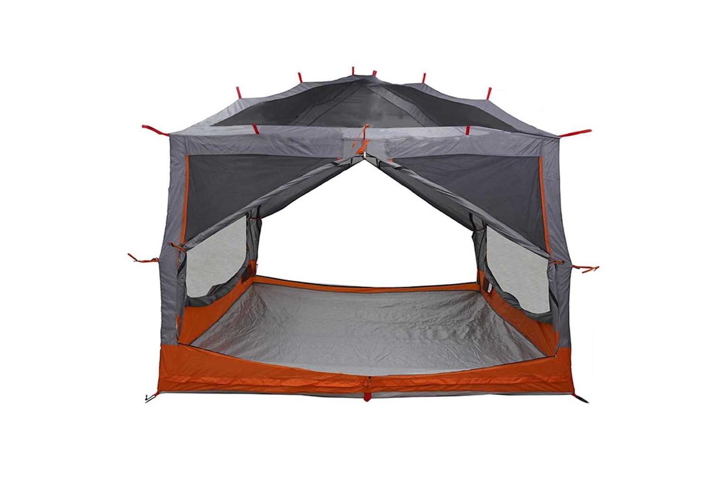 Vidaxl Inner Tent With Roof Grey And Orange 300 X 300x 250 Cm-5