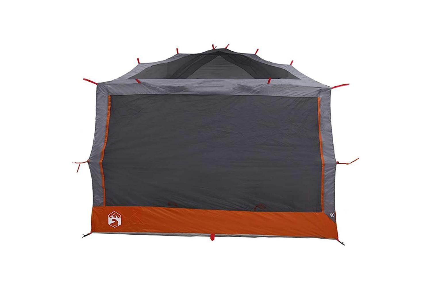 Vidaxl Inner Tent With Roof Grey And Orange 300 X 300x 250 Cm-6