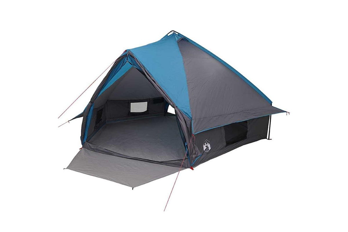 Vidaxl Teepee Tent With Roof Blue And Grey 567 X 470 X 242 Cm-2