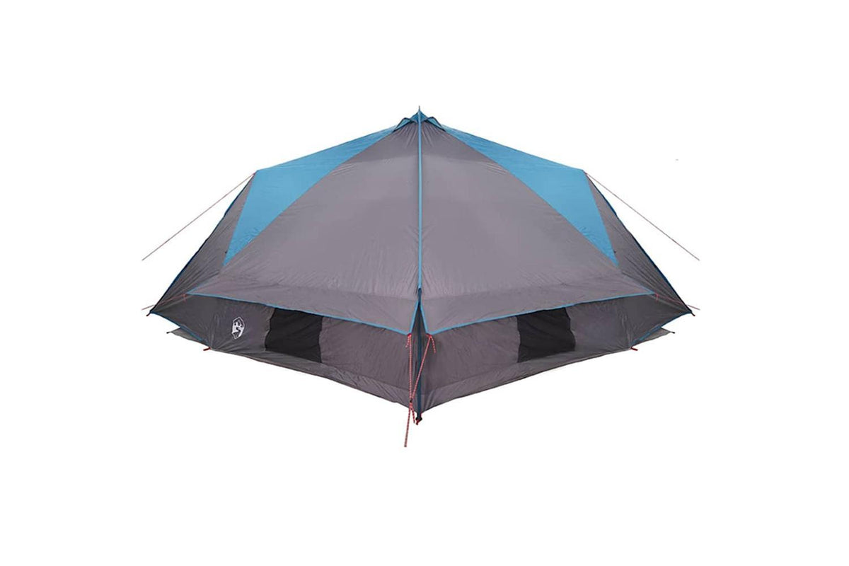 Vidaxl Teepee Tent With Roof Blue And Grey 567 X 470 X 242 Cm-6