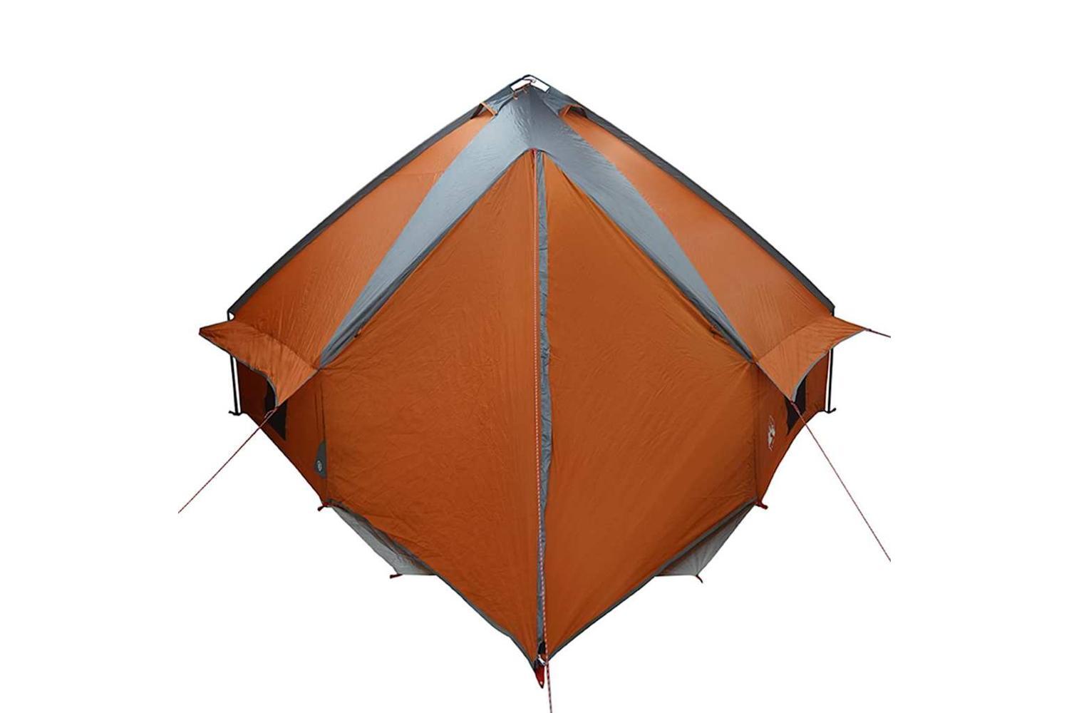 Vidaxl Teepee Tent With Roof Grey And Orange 567 X 470 X 242 Cm-7
