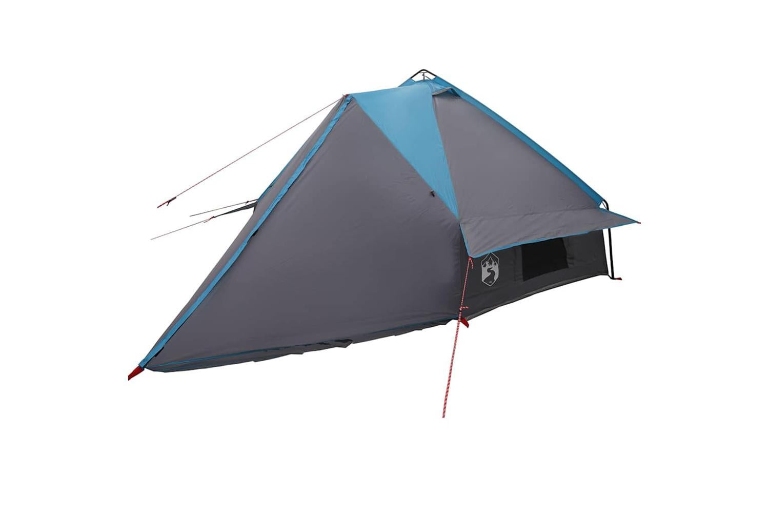 Vidaxl Teepee Tent With Roof Blue And Grey 490 X 410 X 210 Cm-4