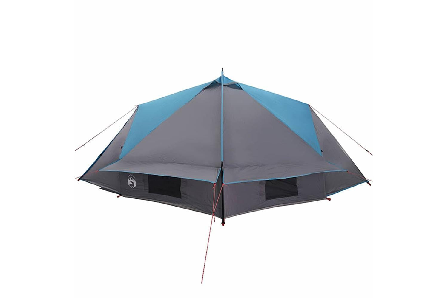 Vidaxl Teepee Tent With Roof Blue And Grey 431 X 366 X 185 Cm-6