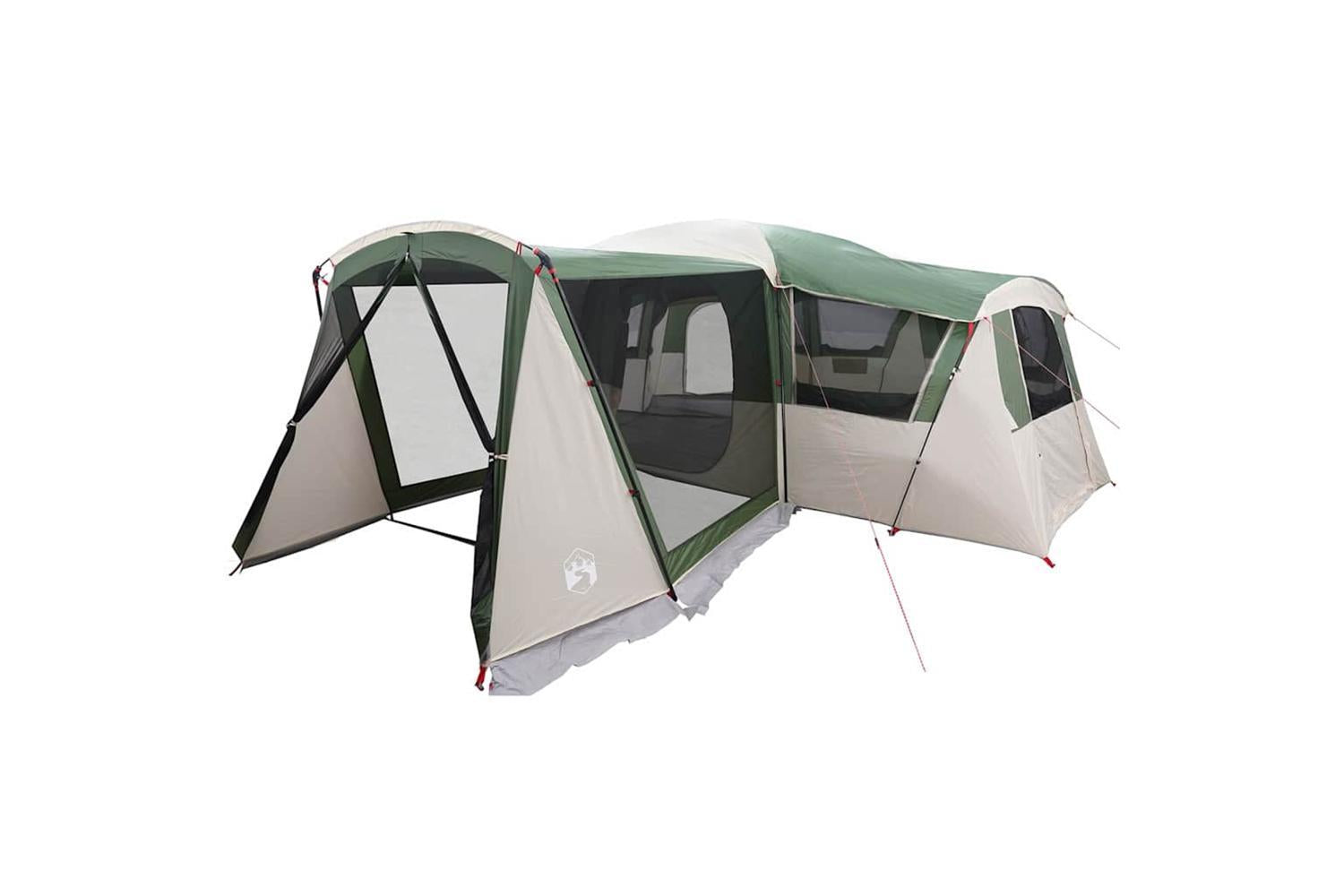 Vidaxl Family Tent With Roof Green And White 745 X 700 X 217 Cm-2
