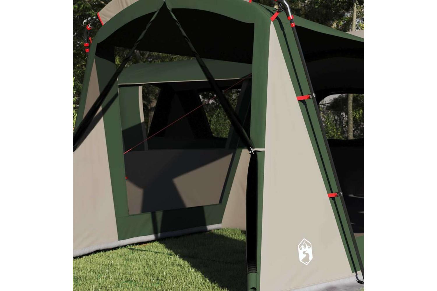 Vidaxl Family Tent With Roof Green And White 745 X 700 X 217 Cm-3