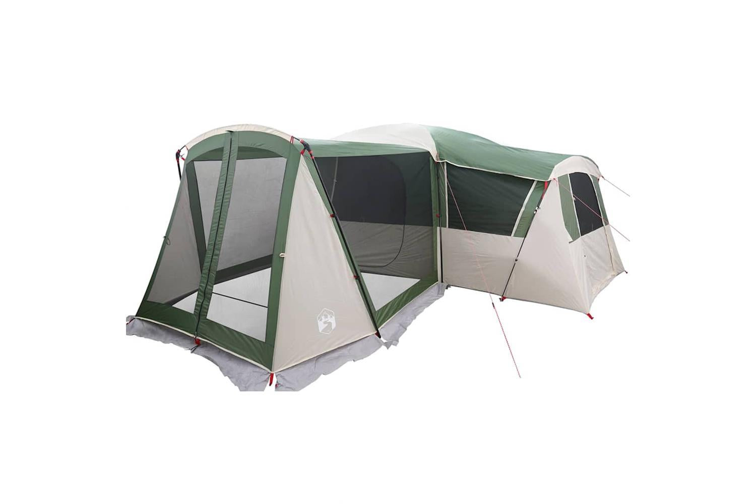 Vidaxl Family Tent With Roof Green And White 745 X 700 X 217 Cm-4