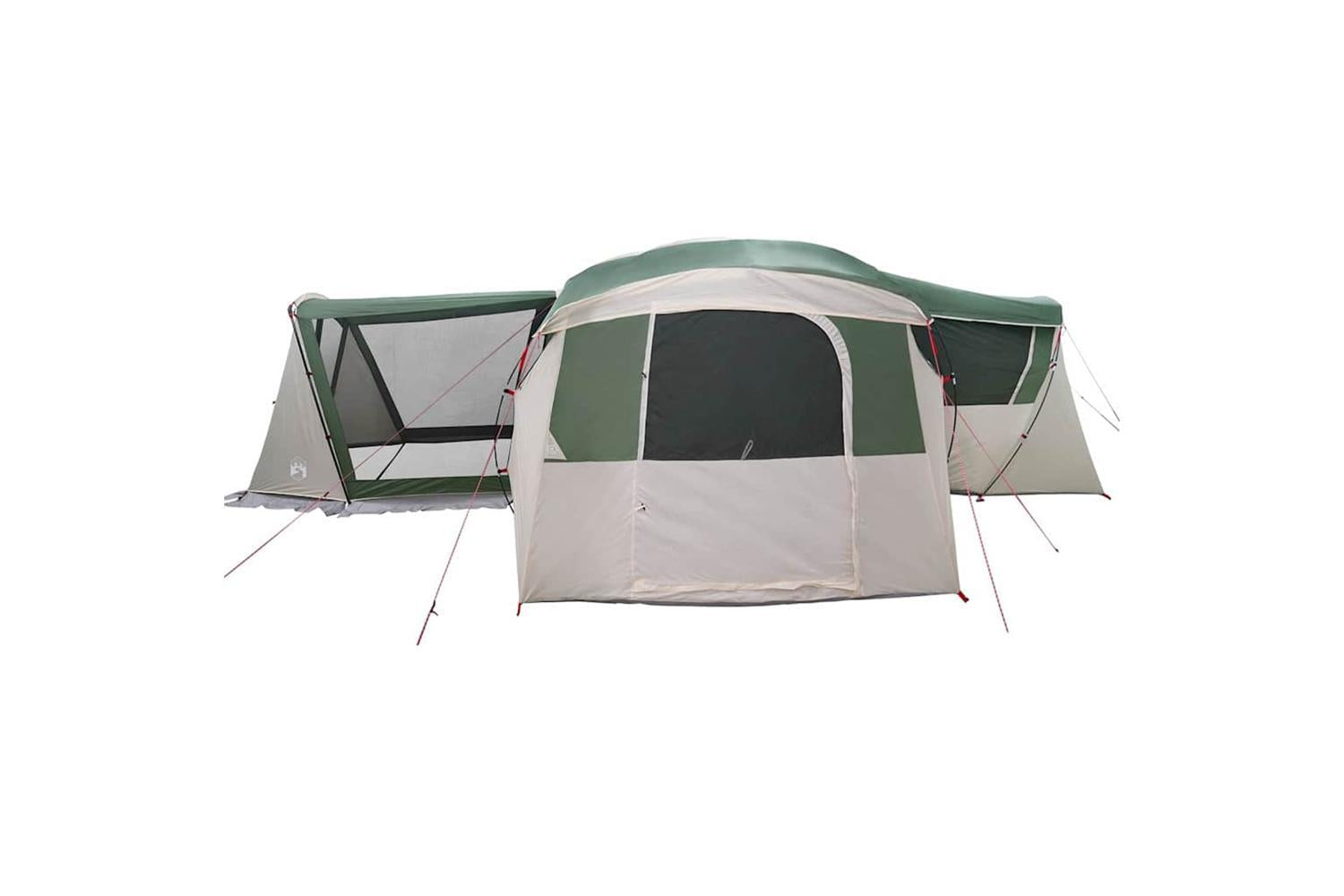 Vidaxl Family Tent With Roof Green And White 745 X 700 X 217 Cm-5
