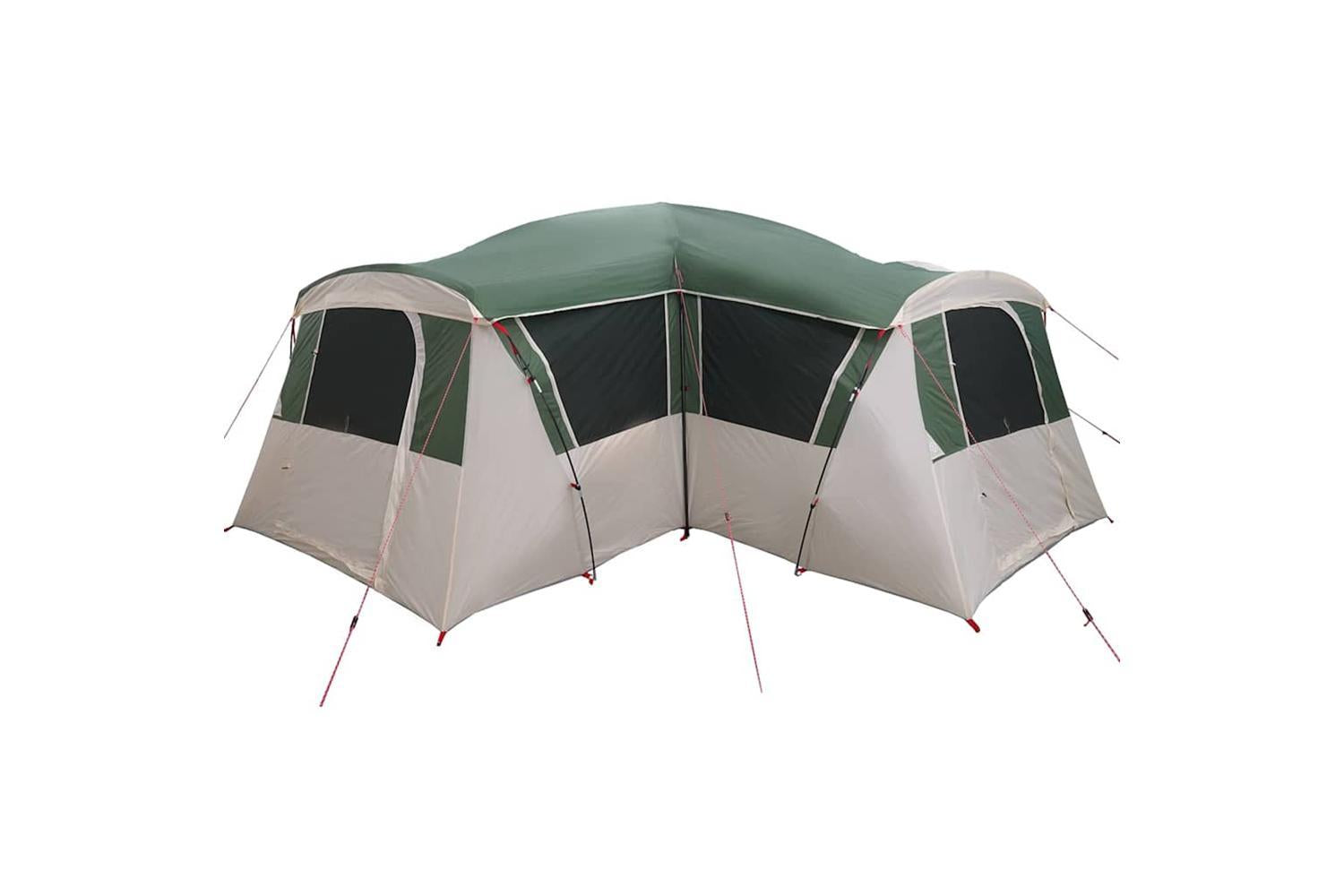 Vidaxl Family Tent With Roof Green And White 745 X 700 X 217 Cm-6