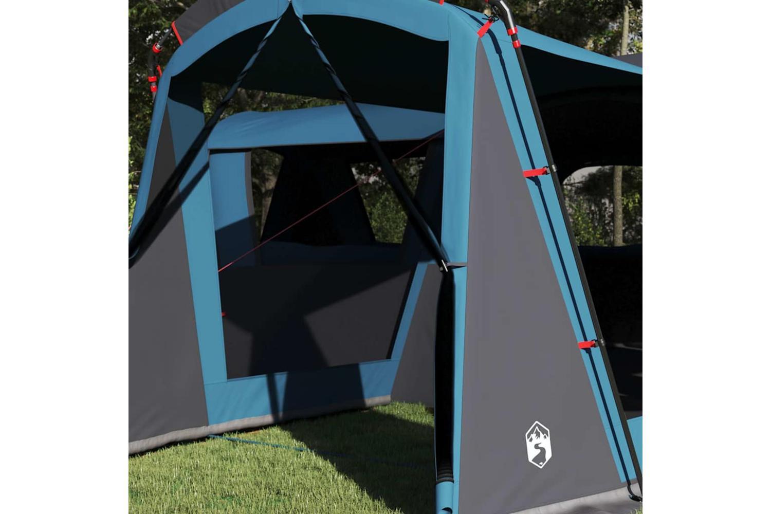 Vidaxl Family Tent With Roof Blue And Grey 745 X 700 X 217 Cm-3