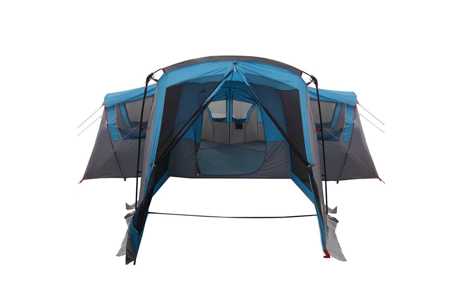 Vidaxl Family Tent With Roof Blue And Grey 745 X 700 X 217 Cm-5