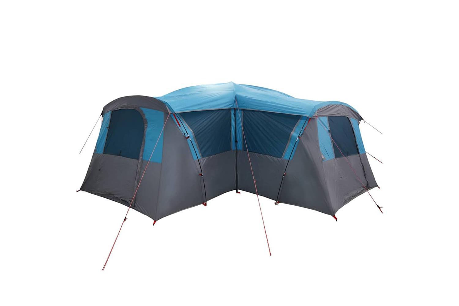 Vidaxl Family Tent With Roof Blue And Grey 745 X 700 X 217 Cm-7