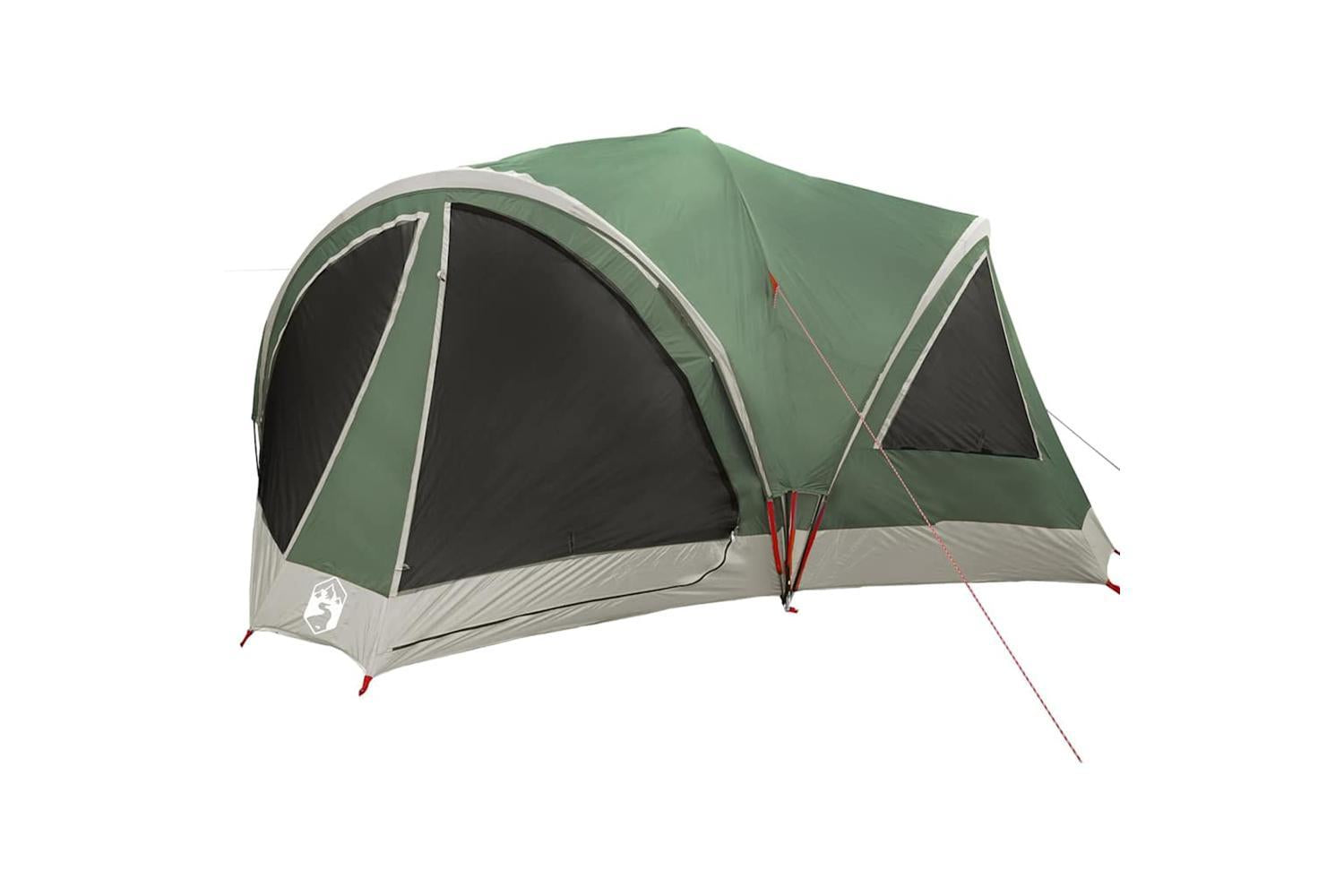 Vidaxl Family Tent With Roof Green And Grey 460 X 430 X 214 Cm-2