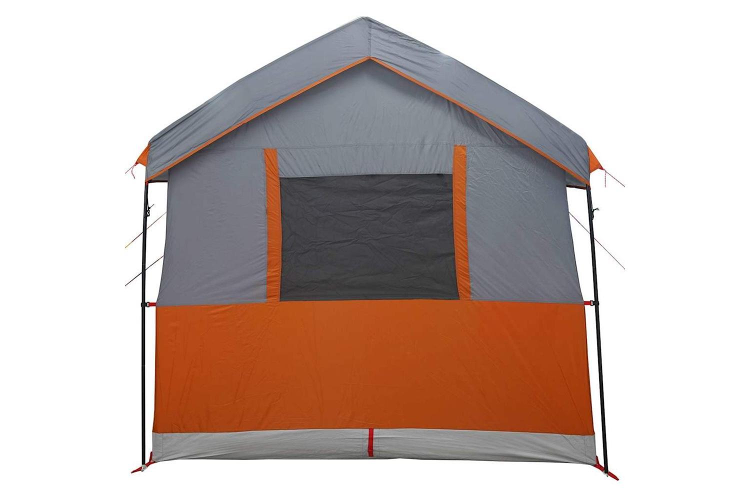 Vidaxl Family Tent With Roof Grey And Orange 324 X 255 X 230 Cm-6
