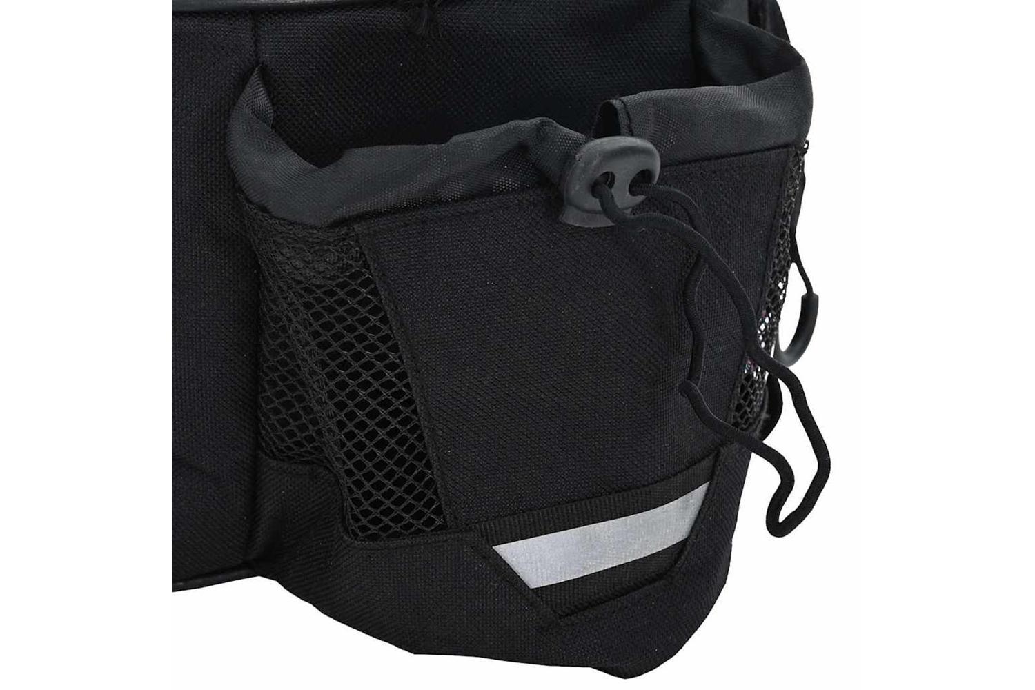 Vidaxl Bicycle Bag Black 38 X 21 X 16 Cm Polyester-9