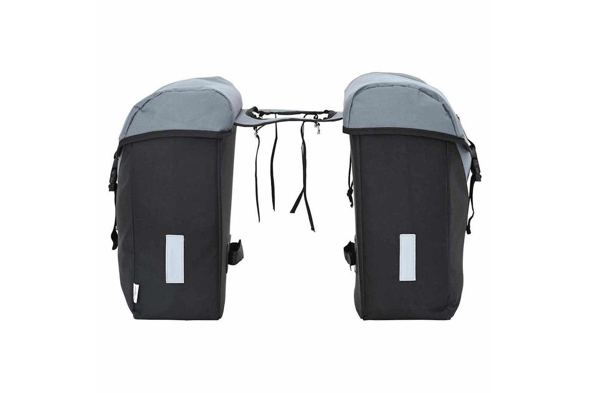 Vidaxl Bicycle Bag Grey And Black 31.5 X 15.5 X 40 Cm Polyester-3