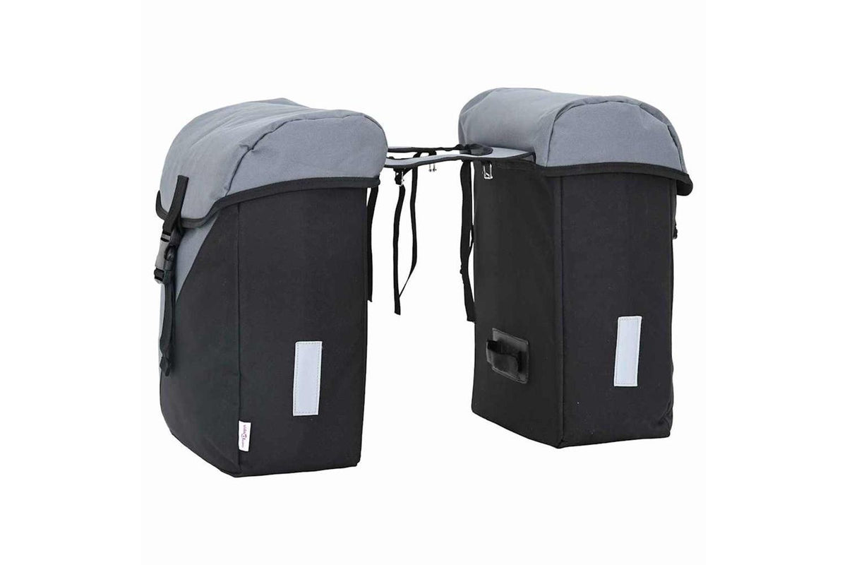 Vidaxl Bicycle Bag Grey And Black 31.5 X 15.5 X 40 Cm Polyester-5