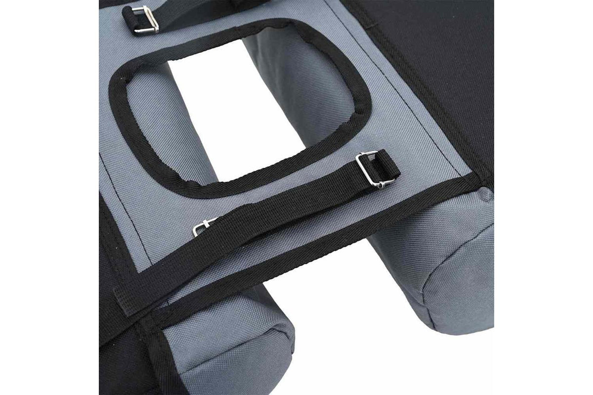 Vidaxl Bicycle Bag Grey And Black 31.5 X 15.5 X 40 Cm Polyester-8