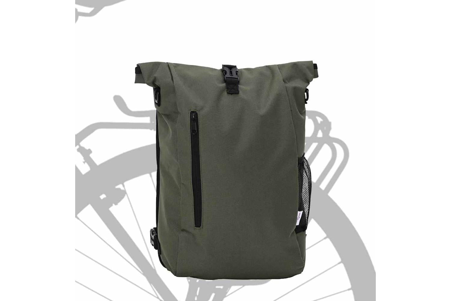 Vidaxl Bicycle Bag Olive 31 X 13 X 58 Cm Polyester-2