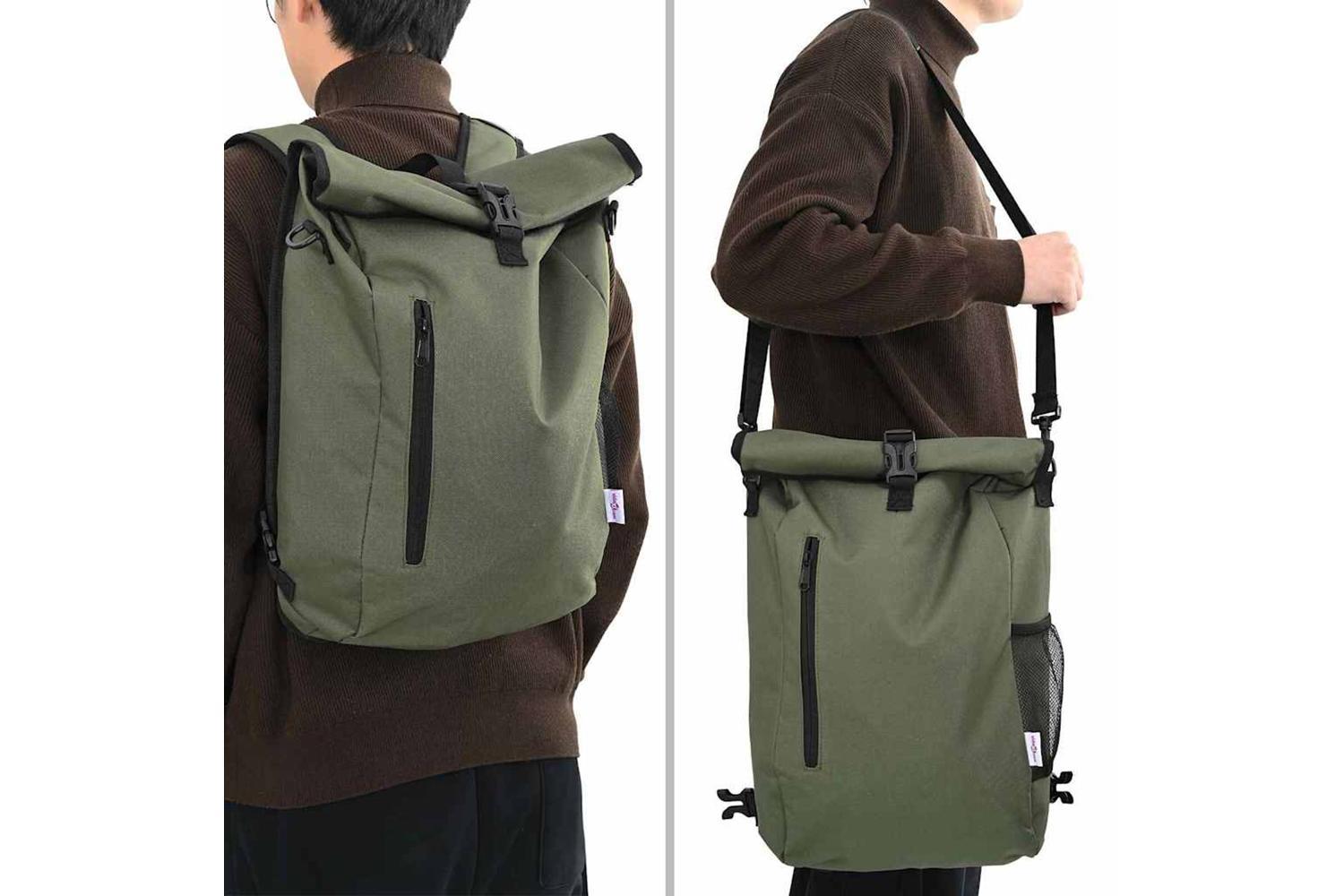 Vidaxl Bicycle Bag Olive 31 X 13 X 58 Cm Polyester-3