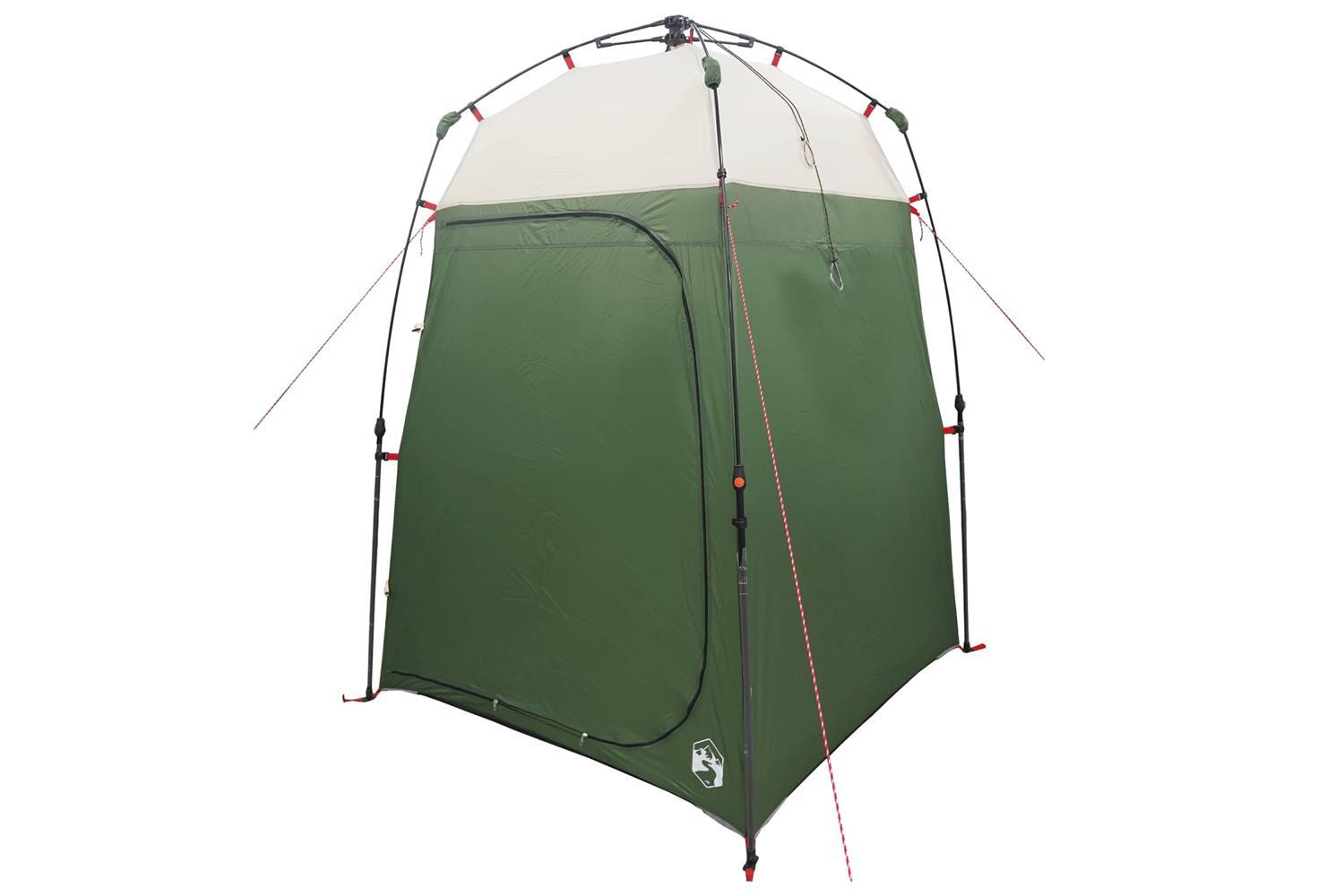 Vidaxl Shower Tent Folding With Storage Green 160 X 160 X 227 Cm Steel-6