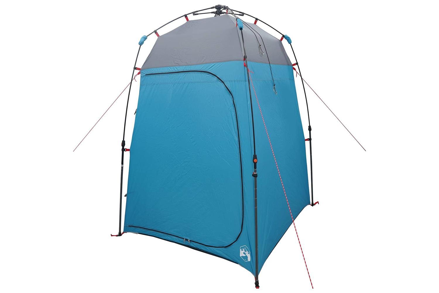 Vidaxl Shower Tent Folding With Storage Blue 160 X 160 X 227 Cm Steel-6