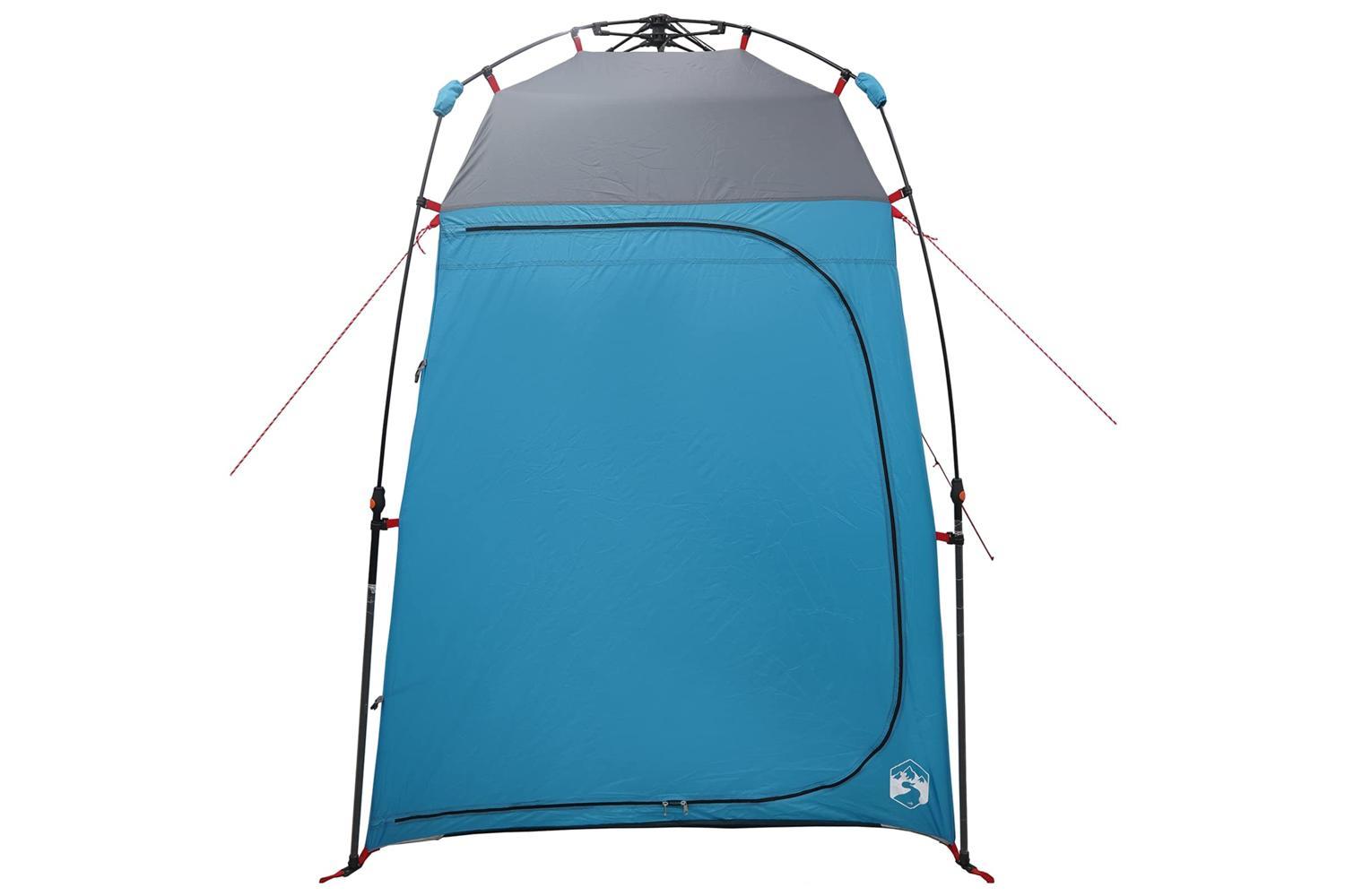 Vidaxl Shower Tent Folding With Storage Blue 160 X 160 X 227 Cm Steel-7