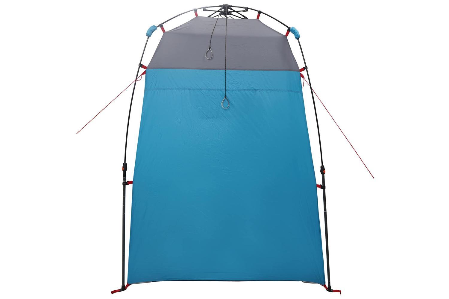 Vidaxl Shower Tent Folding With Storage Blue 160 X 160 X 227 Cm Steel-8