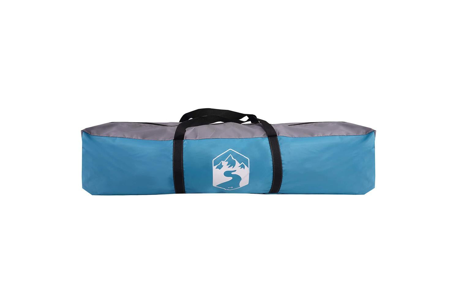 Vidaxl Shower Tent Folding With Storage Blue 160 X 160 X 227 Cm Steel-10