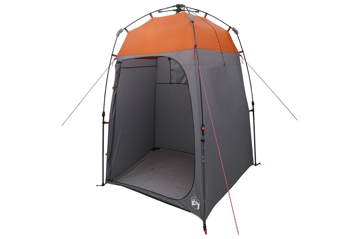 Vidaxl Shower Tent Folding Grey And Orange 160 X 160 X 227 Cm Steel-2