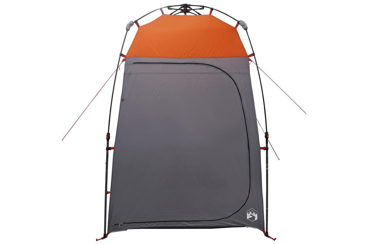 Vidaxl Shower Tent Folding Grey And Orange 160 X 160 X 227 Cm Steel-7