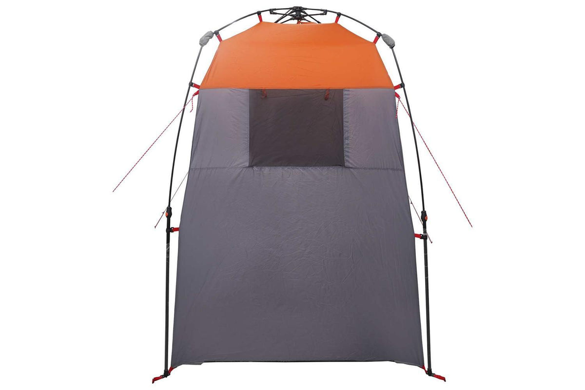 Vidaxl Shower Tent Folding Grey And Orange 160 X 160 X 227 Cm Steel-9